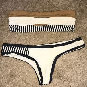 BOYS + ARROWs bikini top and bottoms
